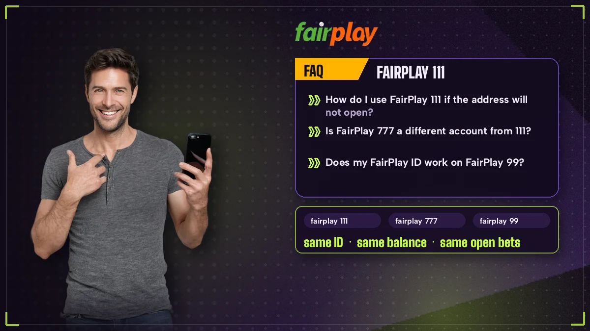 Player checking the same FairPlay balance after moving from one number mirror to another