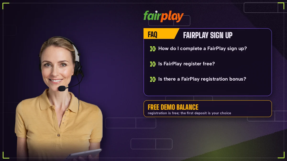 Support agent with a headset answering new FairPlay account questions on a laptop